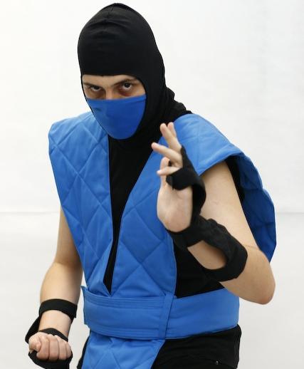 classic sub zero costume. mortal kombat sub zero costume