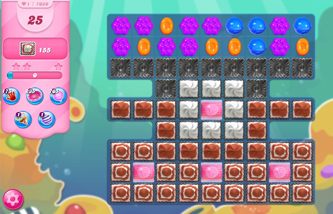 Candy Crush Saga level 7020