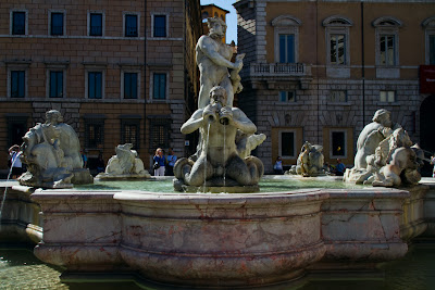 Fontana della Moro in Piazza Novona - Rome, Italy