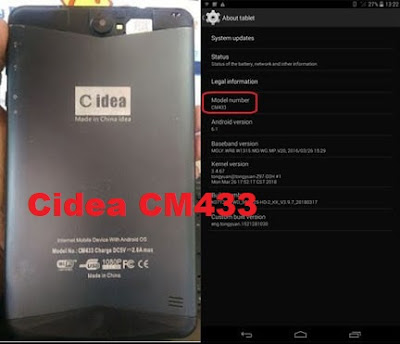 Cidea CM433 Flash File