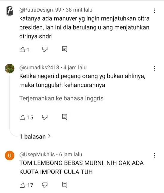 Presiden Prabowo Subianto memutuskan untuk menghapus kuota impor Prabowo Bebaskan IMPOR Tanpa Aturan Kuota-Kuota Lagi, Siapa Yang Mau IMPOR Silakan Saja! Tom Lembong bebas murni nih...
