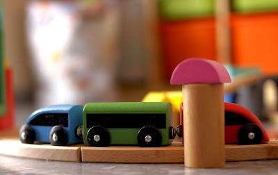 Toy Train, Child, Game Of Blocks, Railway, Children fair Image