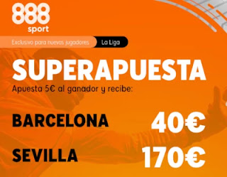 Superapuesta 888sport Barcelona v Sevilla 4-10-2020