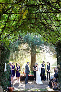 Ricardo Wedding Ceremony in Tasma Gardens, Daylesford