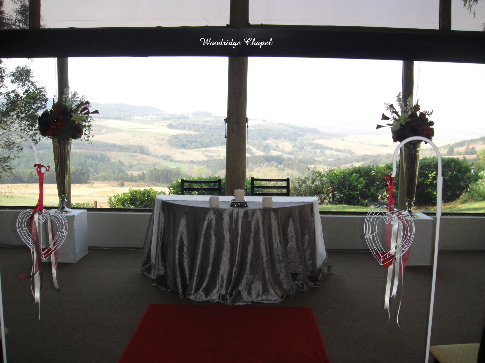 wedding decoration red tent