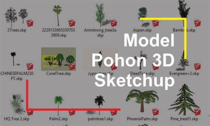 Download Pohon 3D File Sketchup