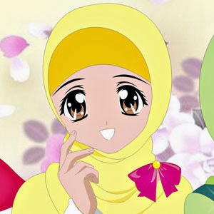  Gambar  Kartun  Muslimah  Cantik  IslamWiki
