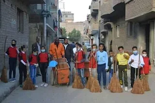 قامت جمعية أجيال المستقبل بالمعنى بحمله نظافة شوارع مدينة المعني بقنا