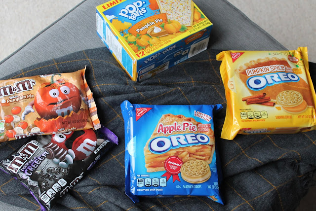 American Halloween Treats Oreo M&Ms Pop Tart Pumpkin Pie Spice