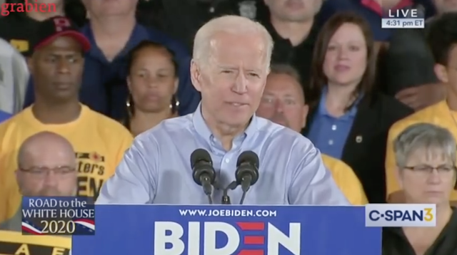 OLD MAN JOE: BIDEN SLURS HIS WAY THROUGH FIRST SPEECH AS PRESIDENTIAL CANDIDATE [MONTAGE]