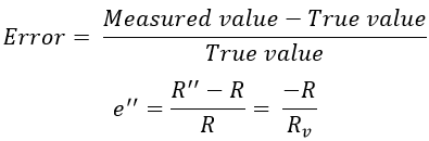 Ammeter Voltmeter Method for Measurement of Resistance