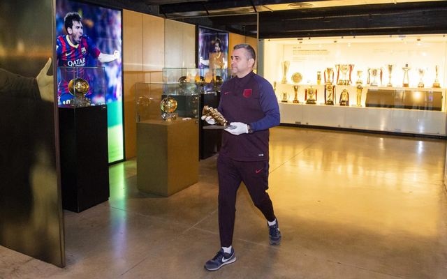 Messi's 6th Golden Shoe On Display In Museum 