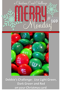 http://merrymondaychristmaschallenge.blogspot.co.uk/2015/08/mm-169-lt-green-dk-green-and-red.html