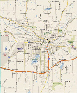 Map-Battle Creek, MI-City