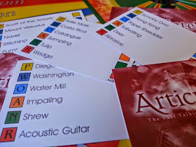 Articulate board game review card examples