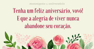 Mensagem de Aniversário para Vovó