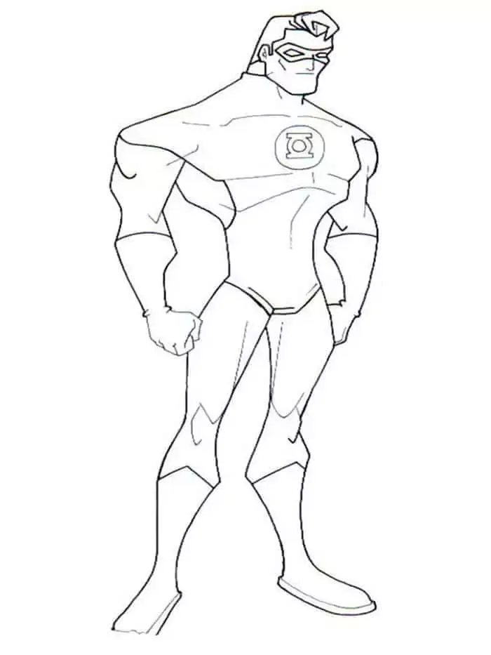 Coloring Pages Of Green Lantern