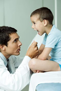 Doctor with patient