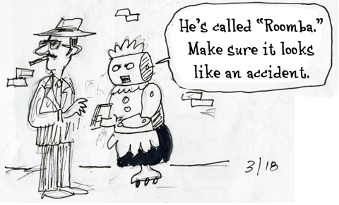  drawing showed Rosie hiring an oldschool pinstripewearing gangster 