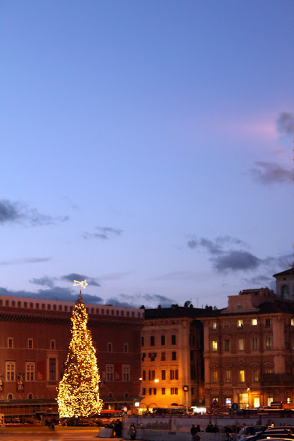 Albero di Natale a piazza Venezia-Roma