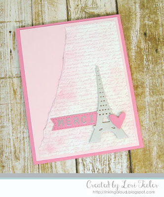 Merci card-designed by Lori Tecler/Inking Aloud