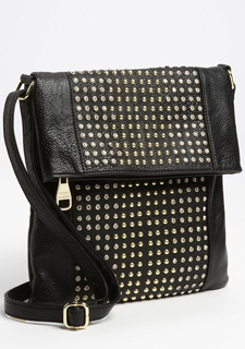 steve madden stud love foldover crossbody bag