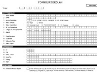 Contoh Formulir Pendataan Dapodikdas