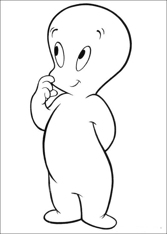 fun coloring pages casper ghost coloring pages