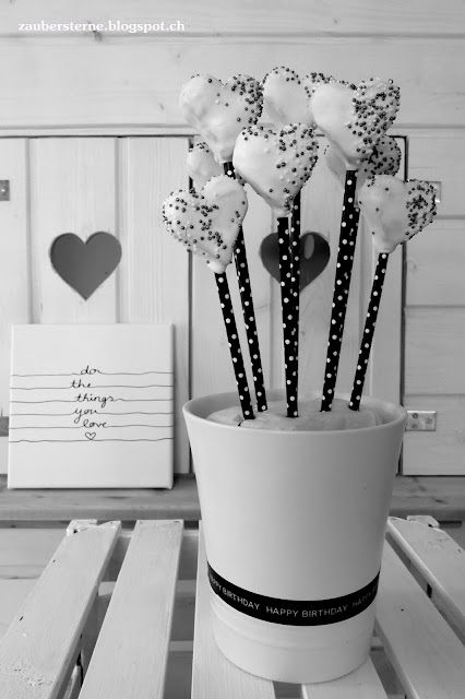 cakepops schwarz weiss, do the things you love