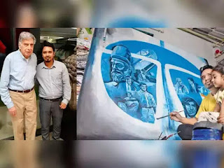 Nilesh Painting for Ratan Tata