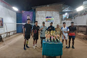 Edward DF Tutup Open Turnamen PB Pilubang Jaya Cup I, Warga Sepakat Gelar Kegiatan Serupa Di Tahun Depan.