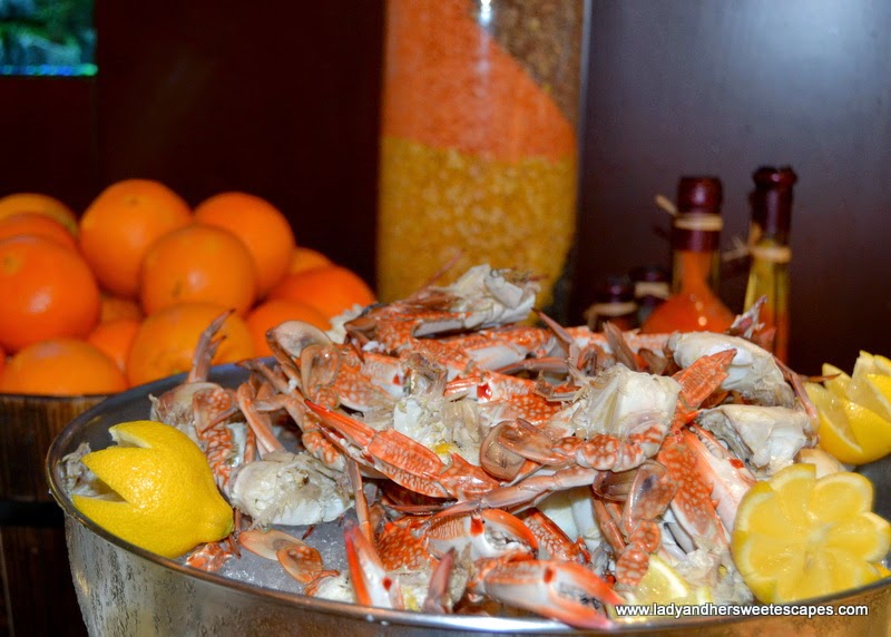 seafood at Al Murjan in Oceanic Hotel