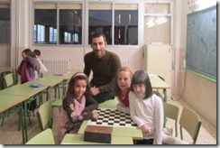 Ajedrez a la Escuela Juan Ramón Alegre
