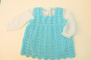 5-Crochet Imagen Vestido a crochet en forma de pichi o peto muy fácil 