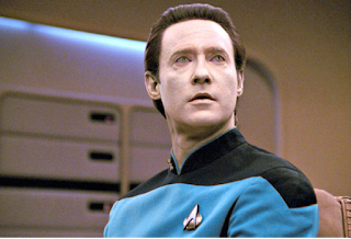 Data, de Star Trek. El color del uniforme fue modificado por photoshop, ya que el azul, en Star Trek, significa puesto en ciencia