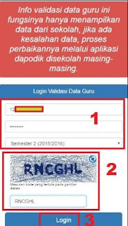 DAFTAR PENYETRAAN GBPNS CEK GTK PTK SMESTER SATU LINK BARU 2017