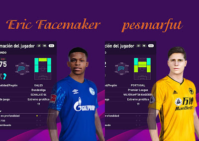 PES 2020 Faces Matondo & Pedro Neto