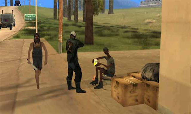  sekrang kau dapat menemui pengemis di dalam game GTA San Andreas Pengemis Mod GTA SA Android / PC