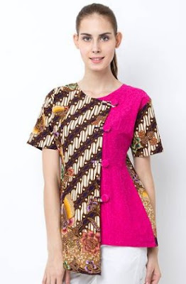 25 Desain  Baju  Batik  Modern Casual Untuk Remaja Wanita