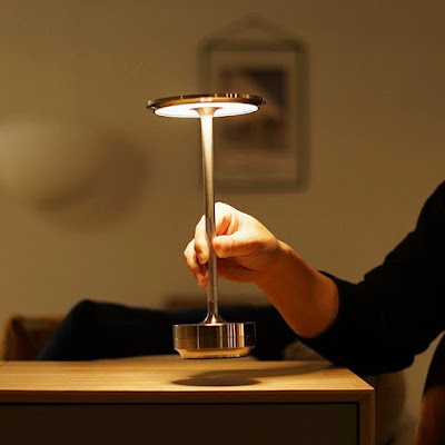 It's easy to place the Ambio Portable Table Light anywhere