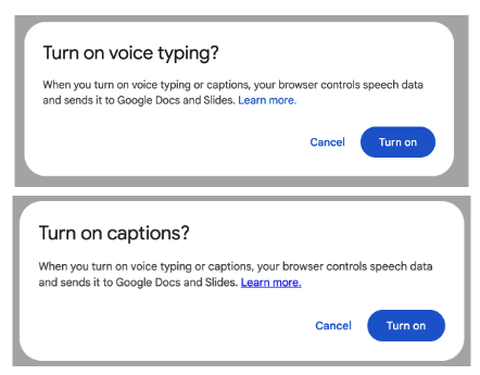 Expanding voice typing and automatic captions to additional browsers