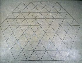Carl André. 4-Segment Hexagon 1974