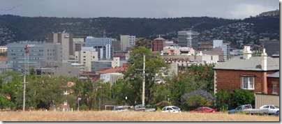Hobat from Queen's Domain Hill
