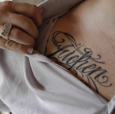 Typographic Tattoos | Types of tattoo writing styles