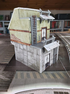 prepainted two storey building