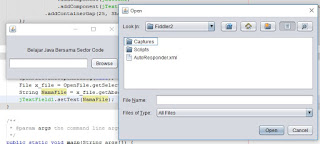 Penggunaan JFileChooser pada Java NetBeans IDE