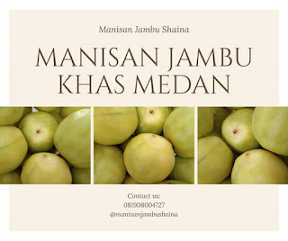 Manisan jambu bangkok  Khas medan