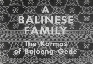 A Balinese Family. 1952.