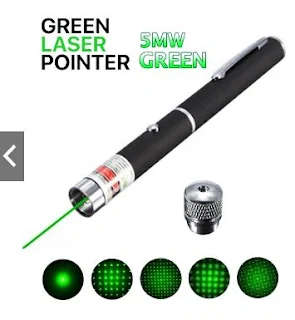 Green Laser Pointer Pen 5mW Laser High Power 532n Tactical Starry Adjustable Focus Long Range Match Beam