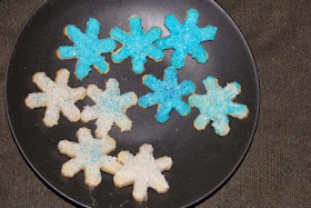 snow flake sugar cookies
